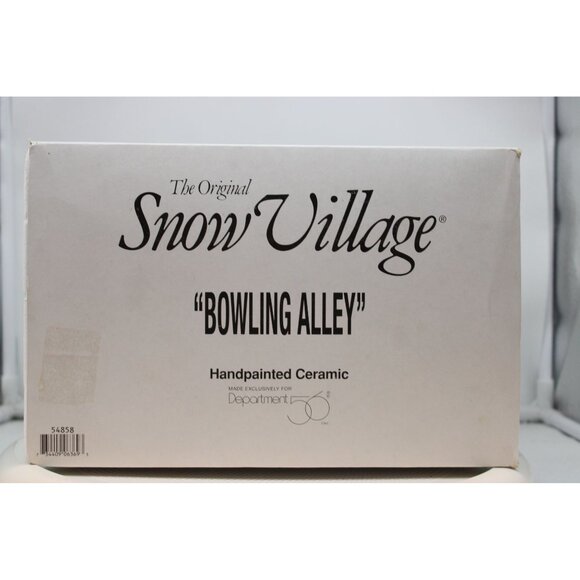 Dept 56 Snow Village - Bowling Alley - Picture 7 of 8
